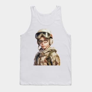 Innocent Valor: The Courageous Journey of a Young Soldier Tank Top